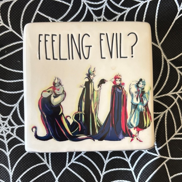 Rae Dunn Other - Rae Dunn Villains FEELING EVIL block - Multicolor